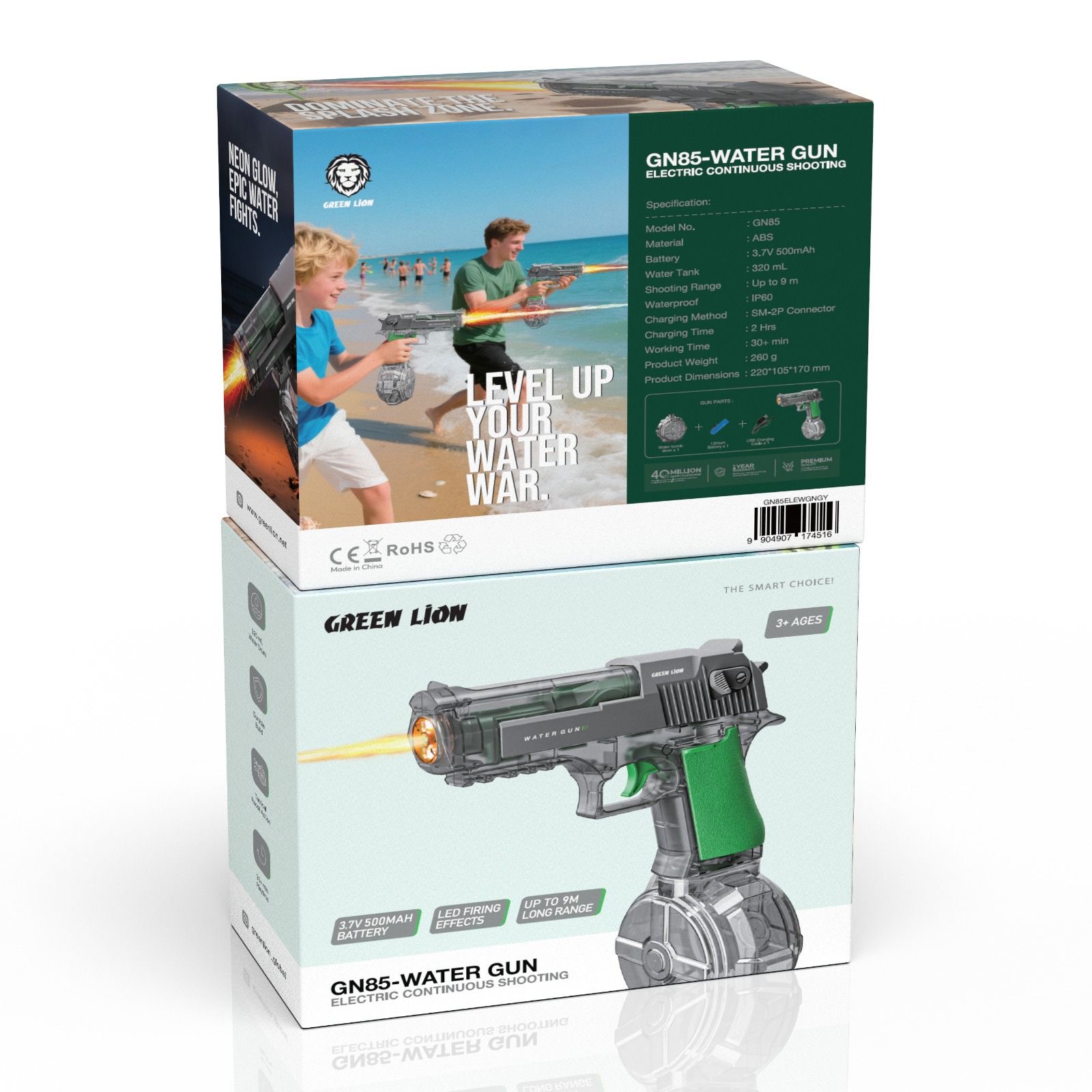 تفنگ آب‌پاش GN85 گرین Green Lion GN85-Water Gun